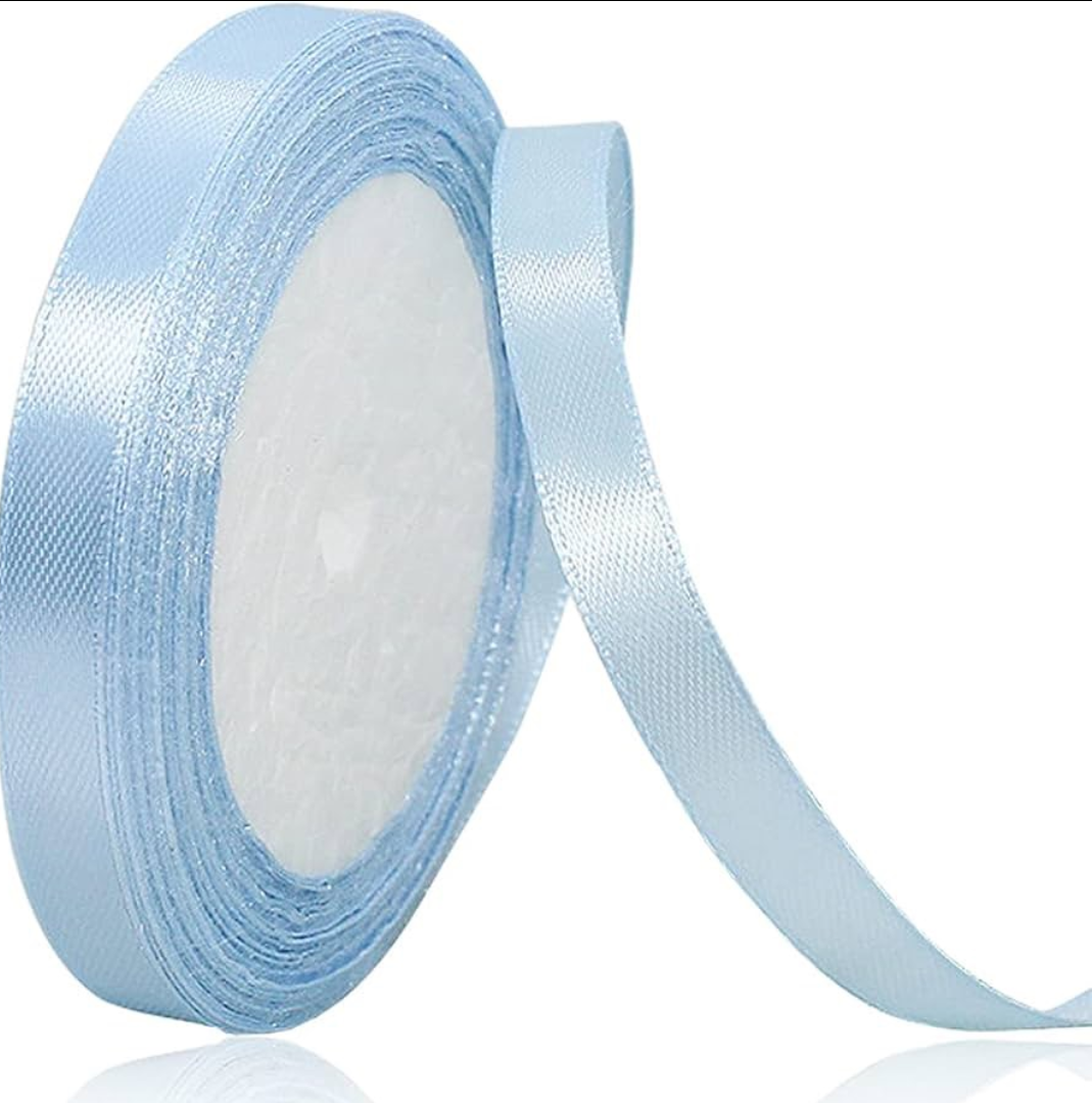 Sky Blue Ribbon Half-Inch