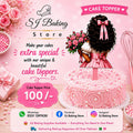 Girl Cake Topper (Design 5)