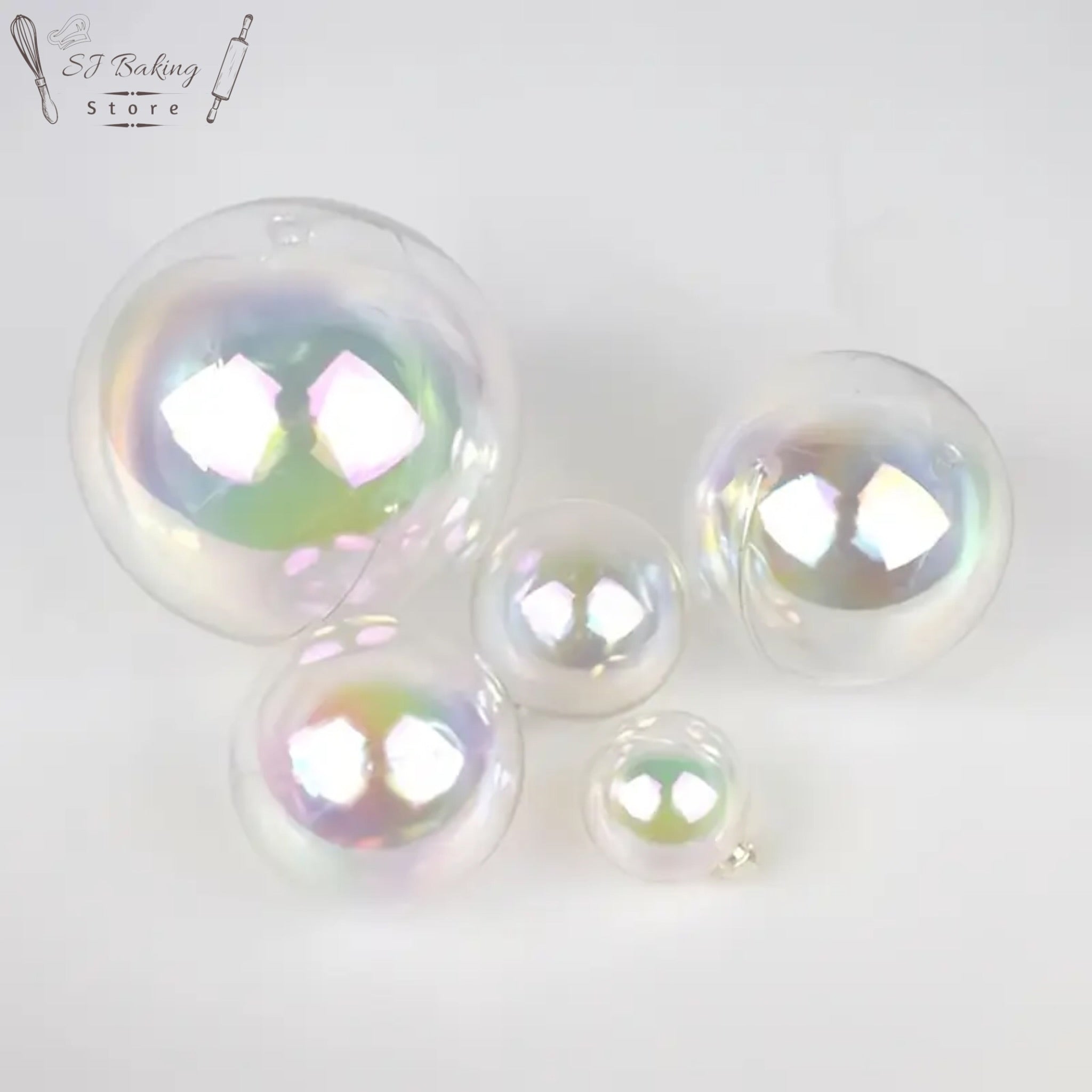 Transparent Faux Balls Topper