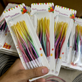 Multi Shade Curve Birthday Candles For Cake Decoration