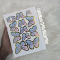 3D Light Multi Butterflies Pack of 13Pcs