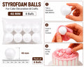 Styrofoam Balls 40mm ( 8 Balls)
