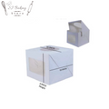 10*10*6 White Window Cake Box