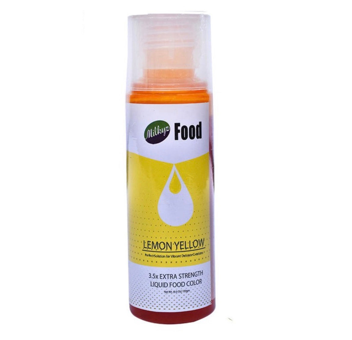 Lemon Yellow Food Color Milkyz 120ML Bottle
