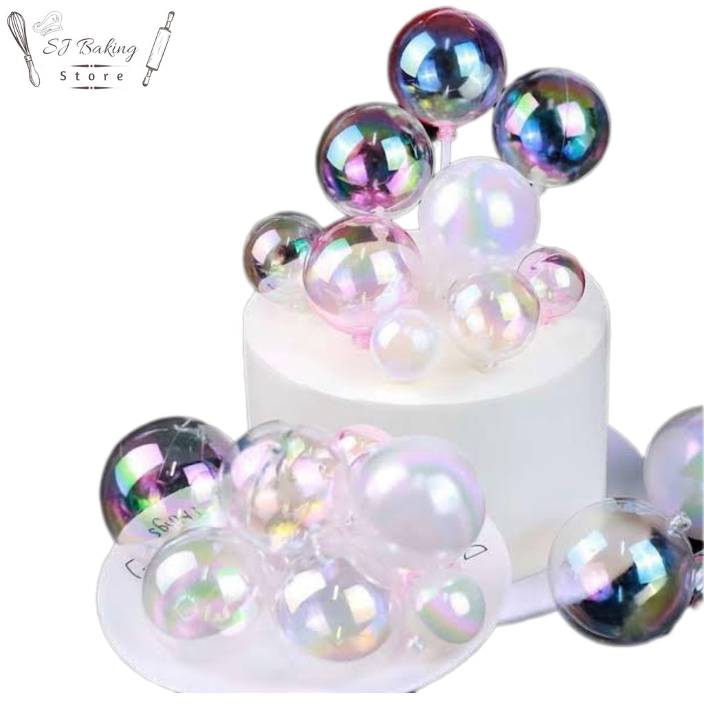 Transparent Faux Balls Topper