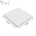 7 Inch White Sqaure Cake Base