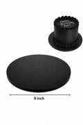 9inch Black Round Normal Cake Base