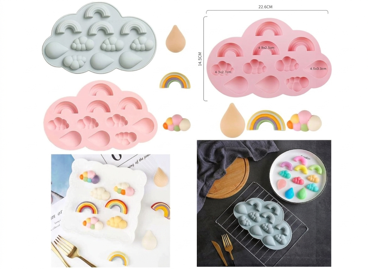 Cloud & Rainbow Silicone Mold