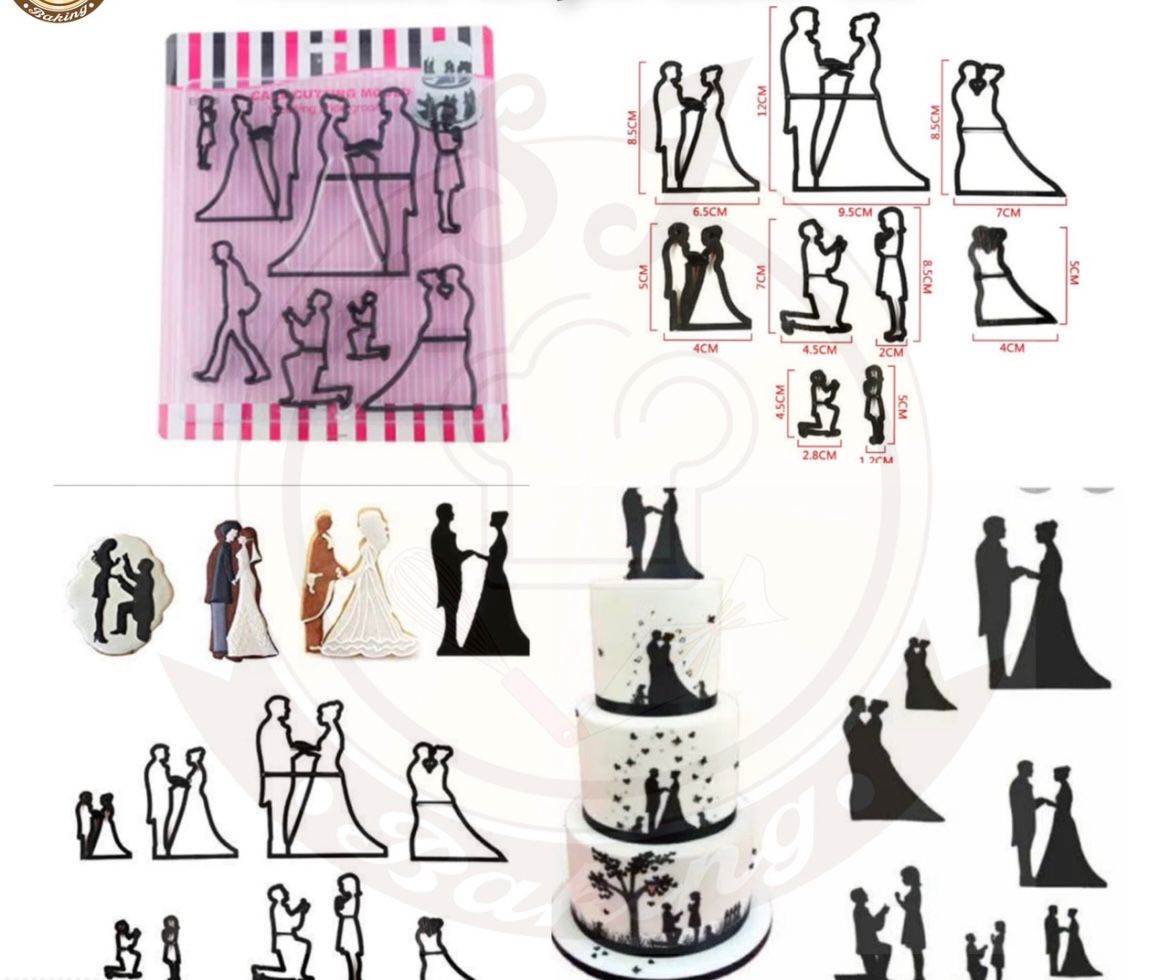 Fondant Couple Cutter Set