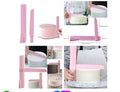2Pcs Adjustable Cake Scraper & Smoother Set