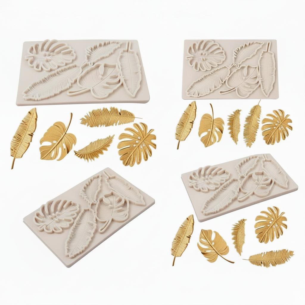 Leaf Feather Silicone Fondant Mold