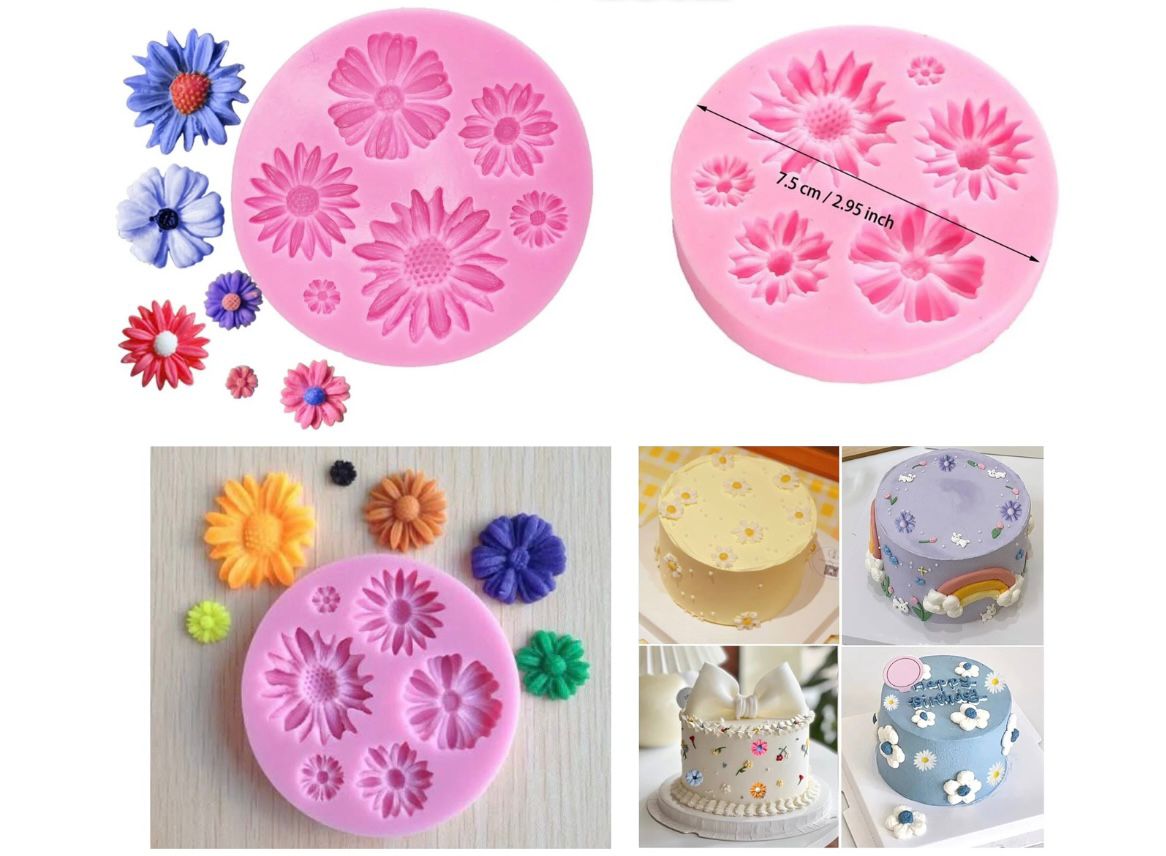 Sunflower Silicone Fondant Mold