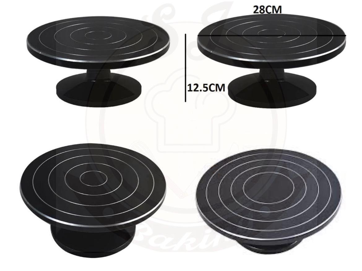 Metal Black Turntable (28cm)