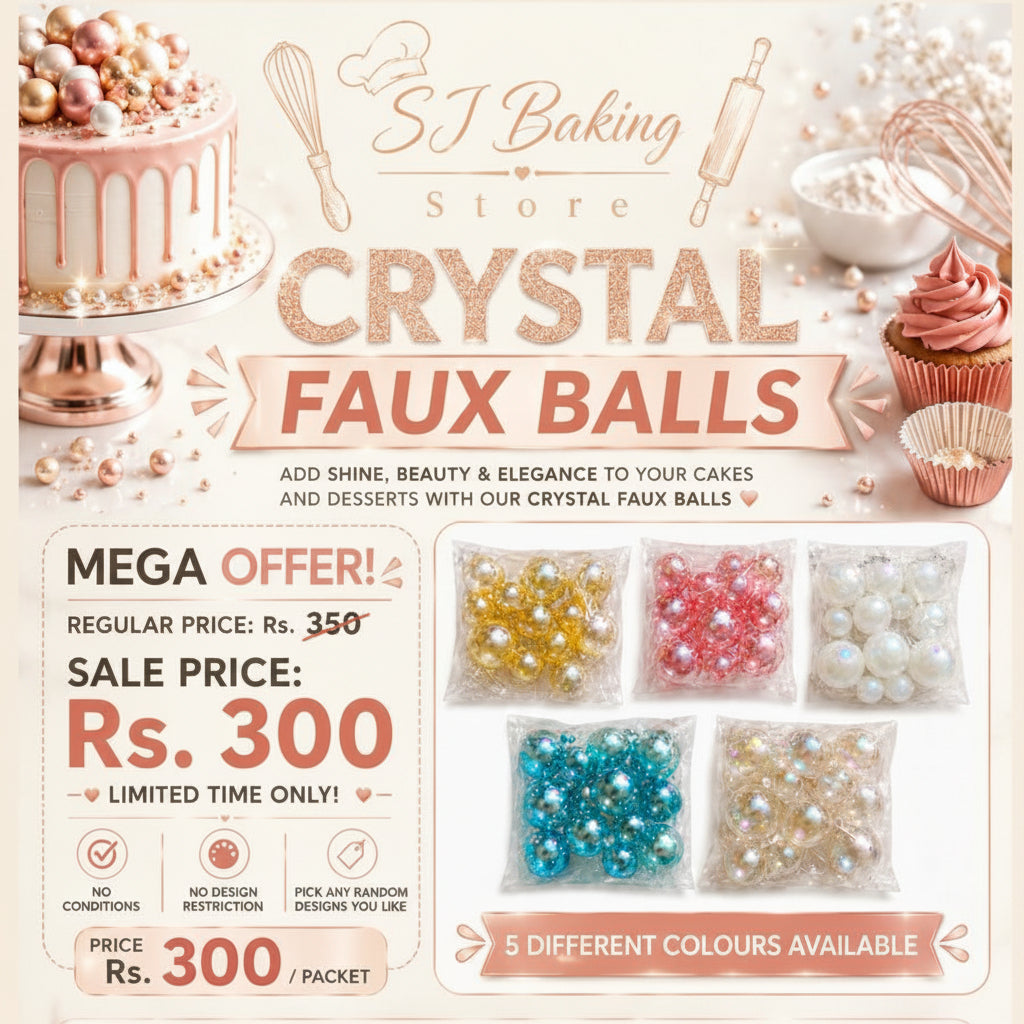Crystal Faux Balls