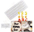 Mini Alphabet & Number Silicone Mold