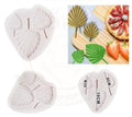 3D 3 Cavity Palm Leaf Silicone Mold