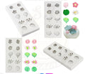 10 Cavity Flower Fondant Silicone Mold
