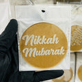 Nikkah Mubarak Fondant Stamp (design 2)