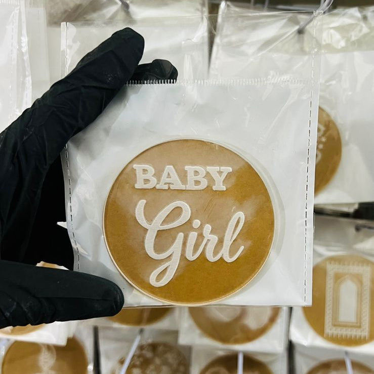 Baby Girl Fondant Stamp