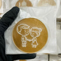 Couple Fondant Stamp (design 2)