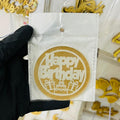 Happy Birthday Fondant Stamp (design 6)