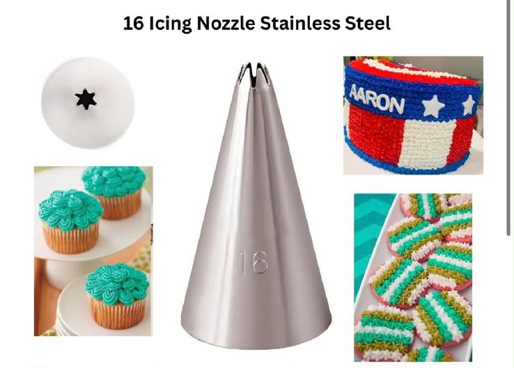 16 Icing Nozzle Stain Steel