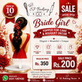 Red Bride Girl Topper For Cake & Bouquet Décor (Pack of 10Pcs)