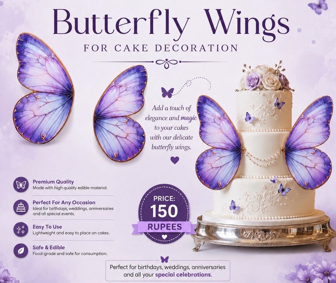 Butterfly Wings For Cake Decoration
