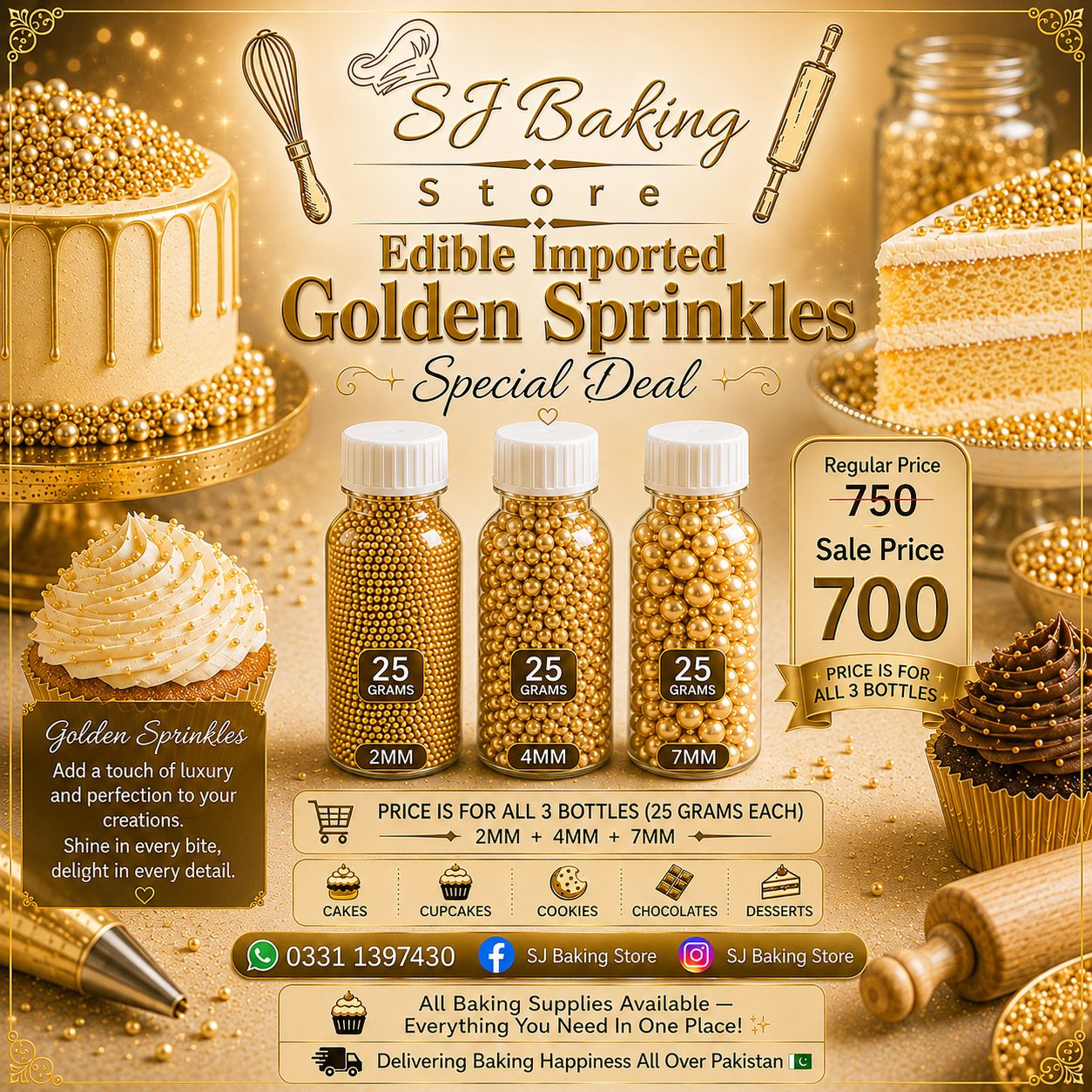 Golden Sprinkles Special Discount Deal