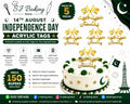 Independence Day Acrylic Tags (Pack of 5)