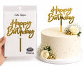 Happy Birthday Acrylic Cake Topper (Design 2)