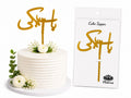 Baat Pakki Urdu Acrylic Cake Topper