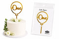 One Acrylic Cake Topper