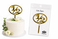 1/2 Acrylic Cake Topper
