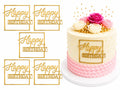 Happy Birthday Acrylic Tag Pack of 5 (design 6)