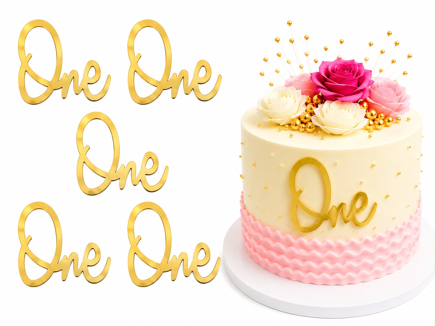 One Acrylic Tags Pack of 5