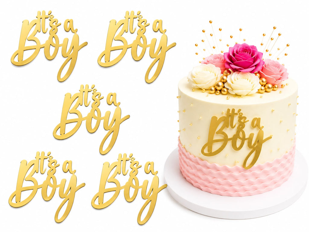 It's a Boy Acrylic tags (pack of 5)