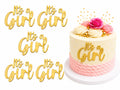 It's a Girl Acrylic tags (pack of 5)
