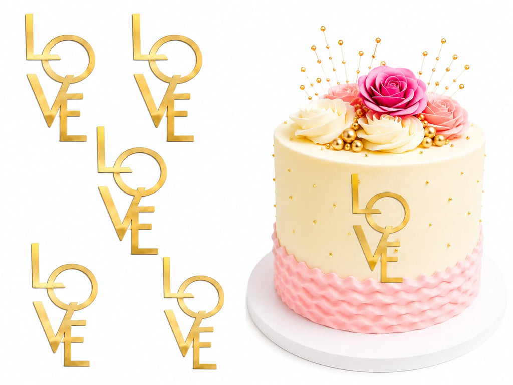 Love Acrylic Tag Pack of 5 (design 2)