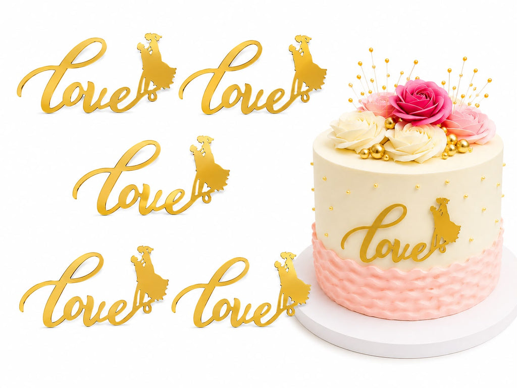 Love Acrylic Tag Pack of 5 (design 1)