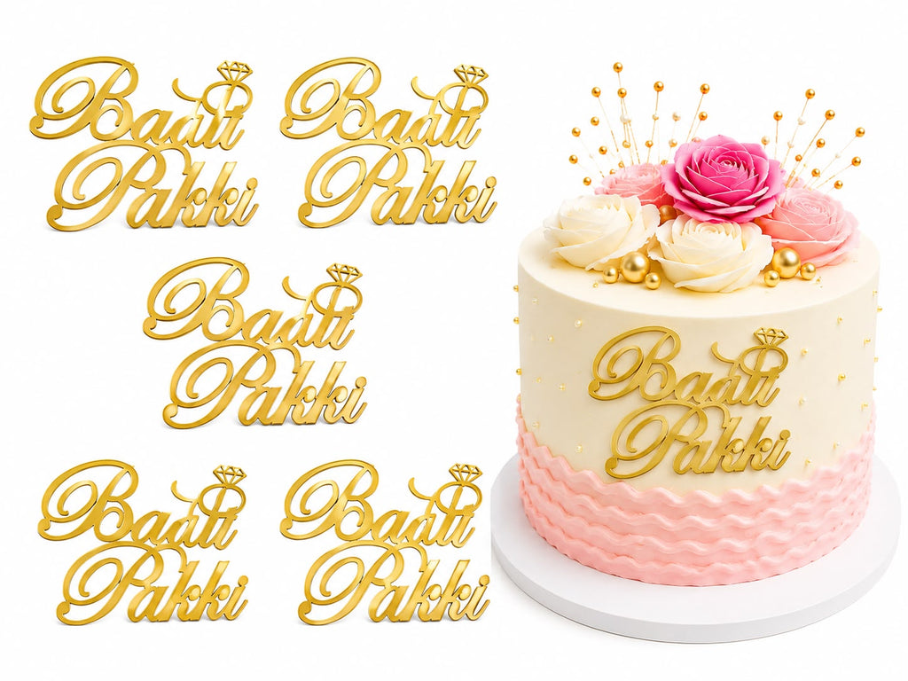 Baat Pakki Acrylic Tags Pack of 5