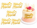 Nikkah Mubarak  English Acrylic Tag Pack of 5