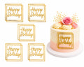 Happy Birthday Acrylic Tag Pack of 5 (design 7)