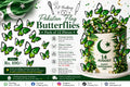 Pakistan Flag Butterflies (Pack of 12)