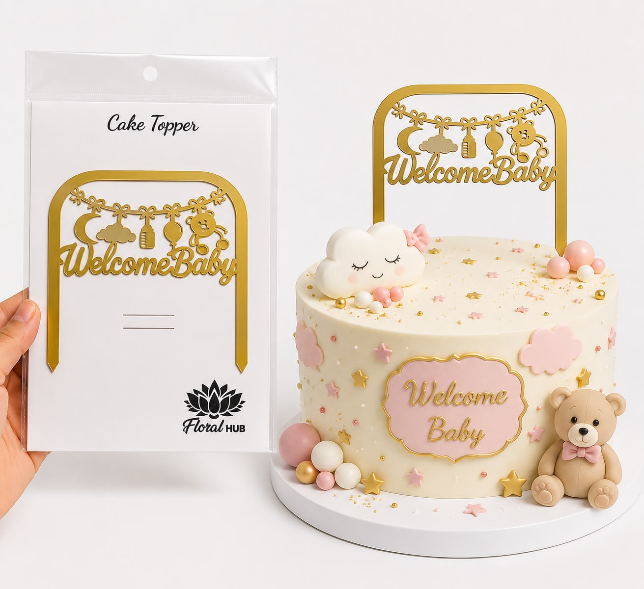 Welcome Baby Topper