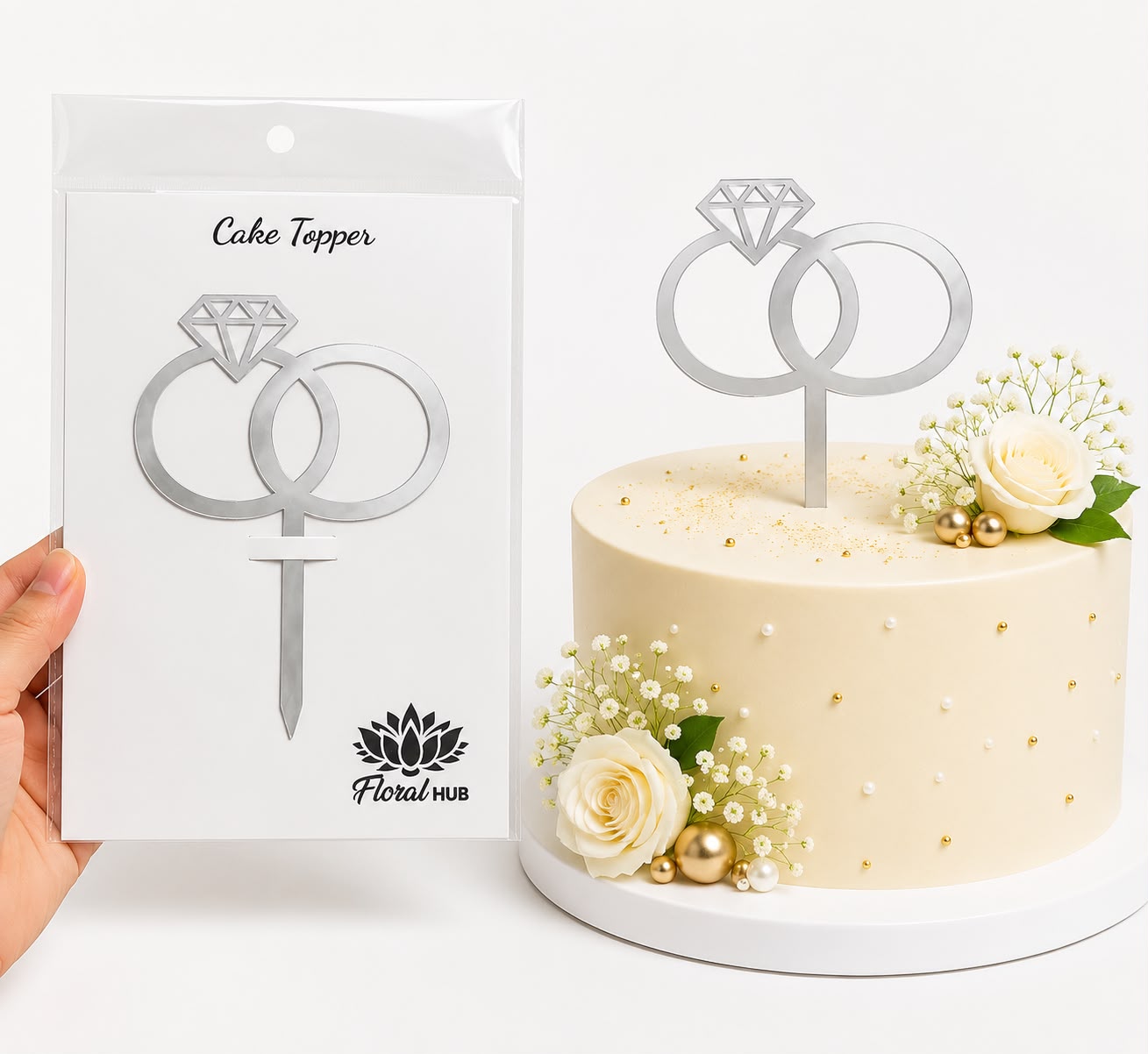 Engagement Ring Acrylic Topper