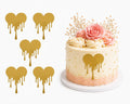Melting Heart Acrylic Tags (Pack of 5)