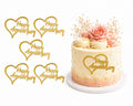 Happy Anniversary Acrylic Tags (Pack of 5)