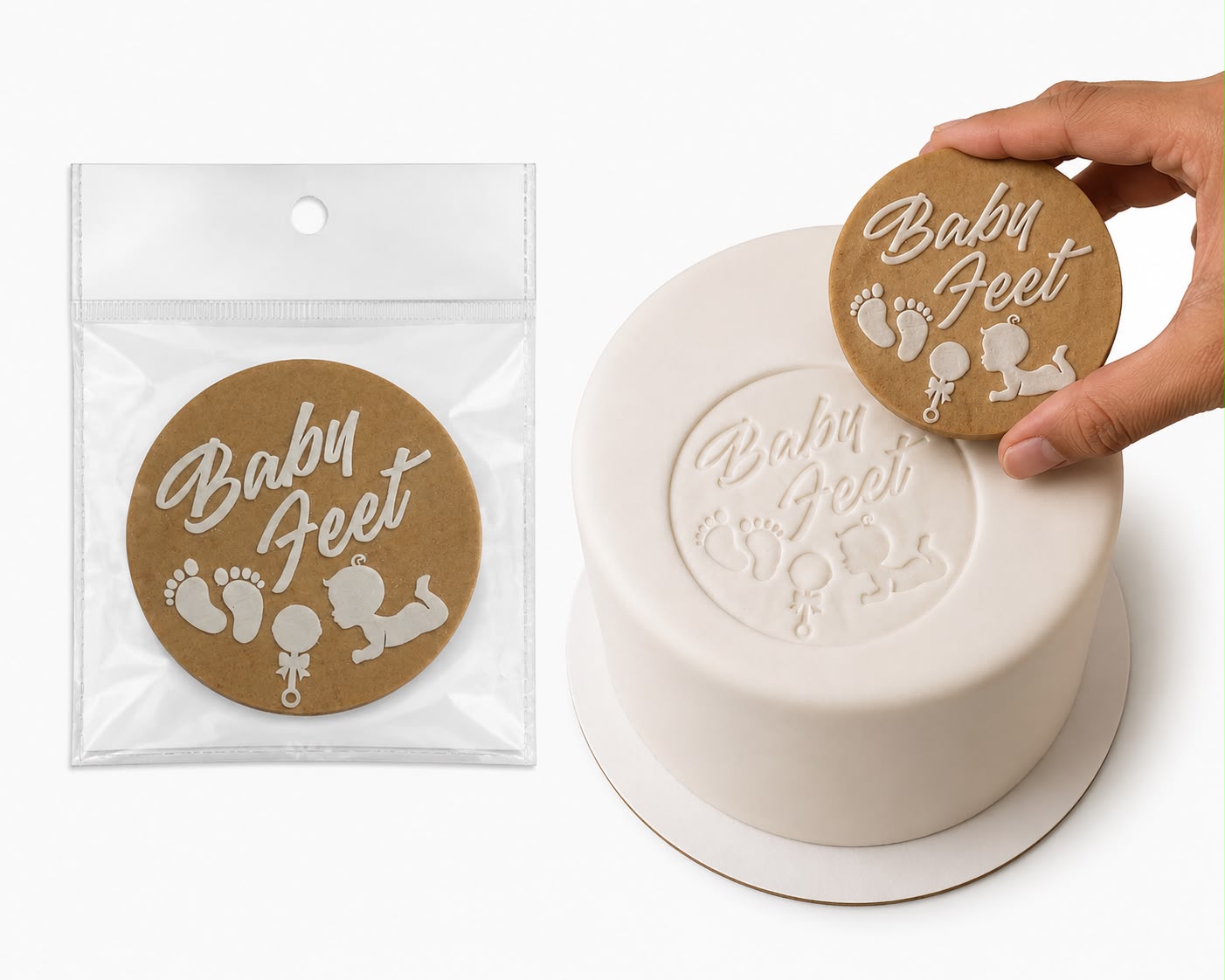 Baby Feet Fondant Embosser