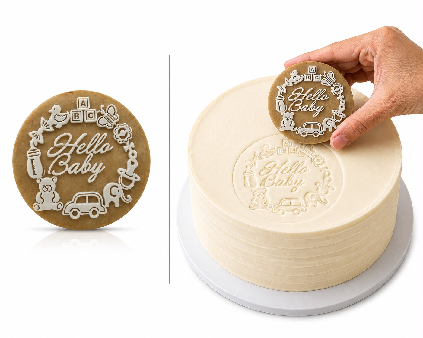 Hello Baby Fondant Embosser